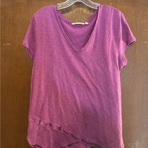 Soft Surroundings Mauve Short Sleeve Top